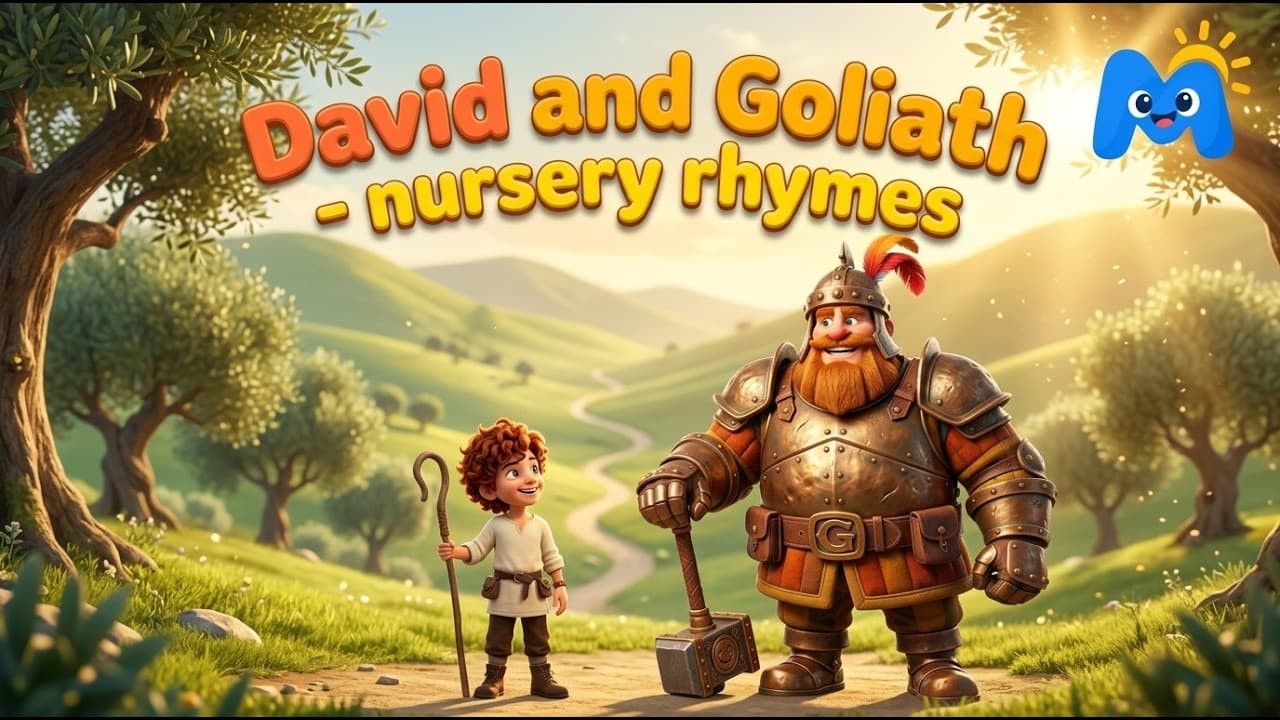 David and Goliath Nursery Rhyme | Bible Songs for Kids