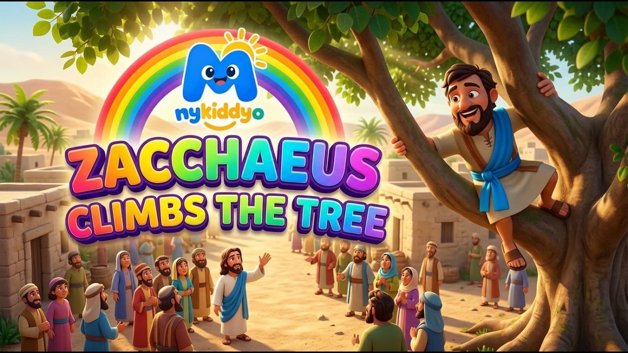 🌈 Zacchaeus Climbs the Tree | Bible Stories for Kids | Animated Bible Story | Bedtime Bible Stories