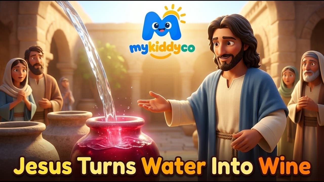 Jesus Turns Water Into Wine | Bible Story for Kids | Bible Stories for Sleep | Bedtime Bible Stories