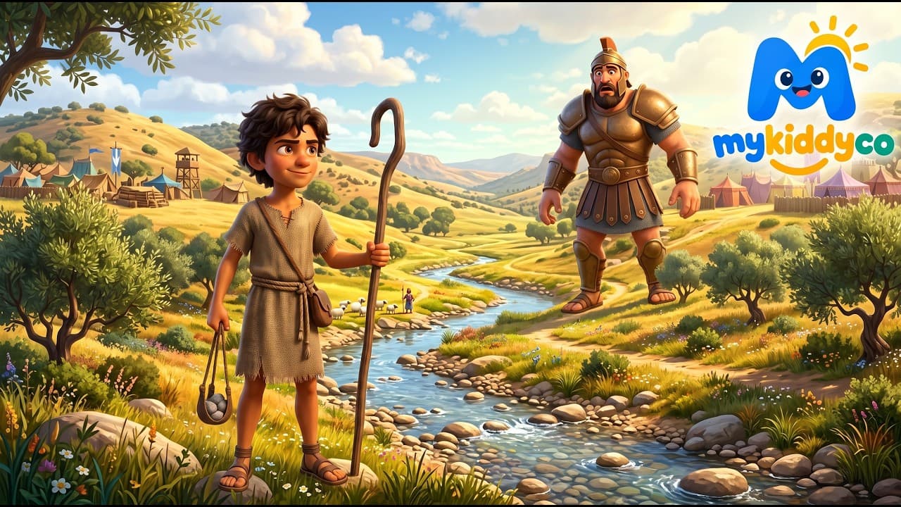 David and Goliath | Bible Stories for Kids | MyKiddyCo