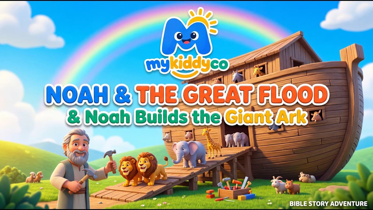 Noah's Ark for Kids | Noah and the Great Flood | Bible Stories | Bedtime stories