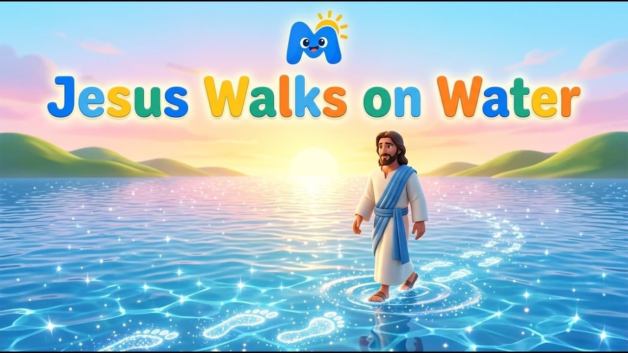 Jesus Walks on Water | Peter Learns to Trust Jesus | Bible Stories for Kids | Bedtime Bible Stories