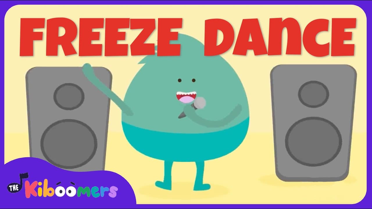 The Freeze Dance Song! ❄️ Jumping, Wiggle & Stop Musical Game