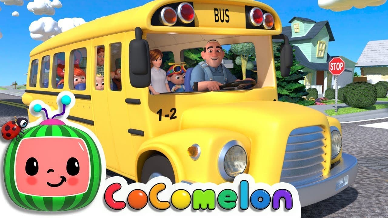 Wheels On The Bus Go Round And Round 🚌 Sing-Along Fun!